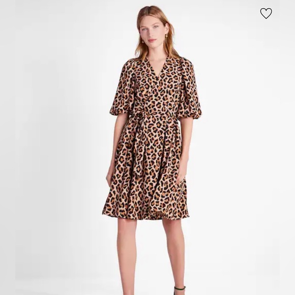 Kate Spade - Lovely Leopard Wrap Dress - Picture 4 of 4